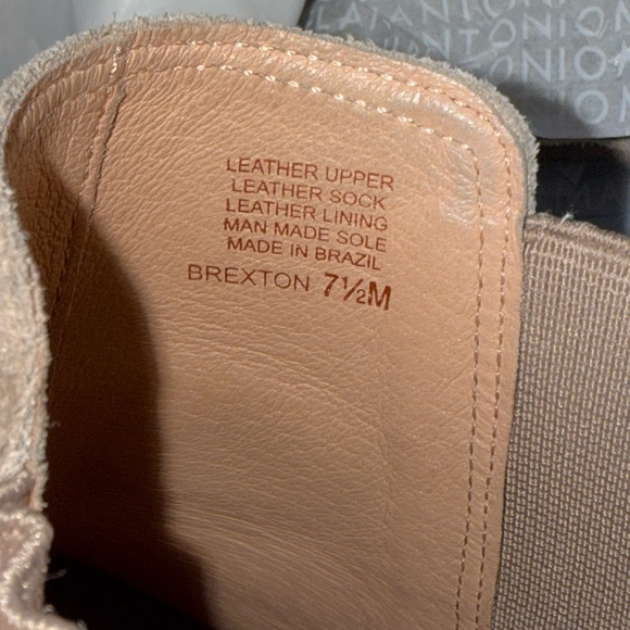 ANTONIO MELANI Brexton Tan Suede Platform ankle Boots - Picture 14 of 14